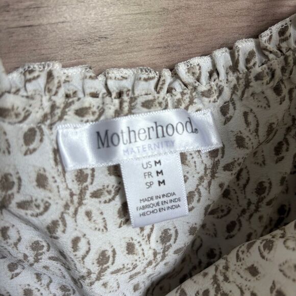 Motherhood Maternity Cream Spaghetti Strap Women's M great preworn condition - Picture 3 of 9